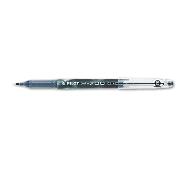 Precise P-700 Stick Gel Pen, Fine 0.7mm, Black Ink/barrel, Dozen