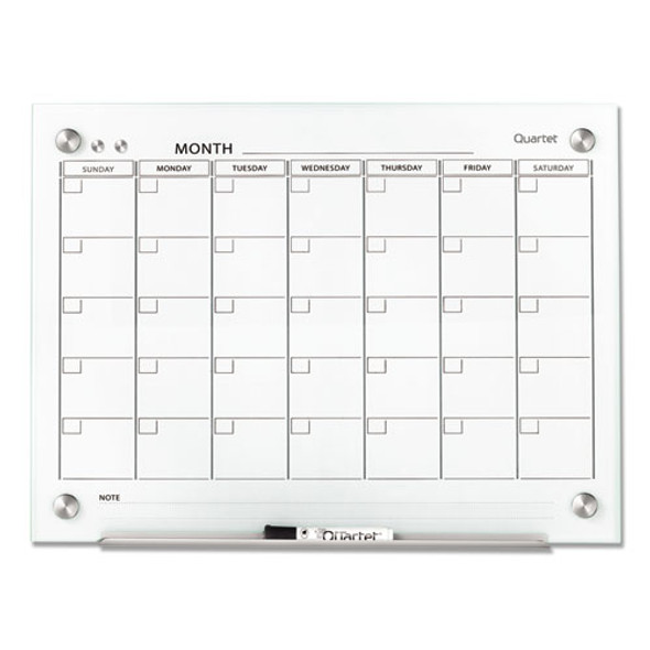 Infinity Magnetic Glass Calendar Board, 24 X 18