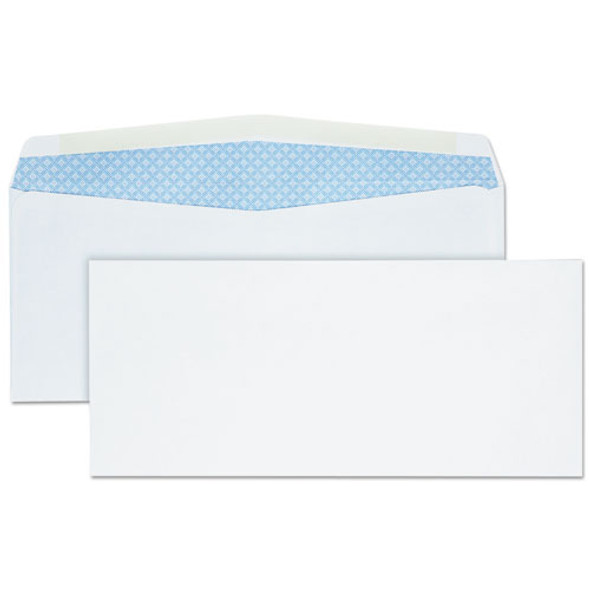 Business Envelope, #10, Commercial Flap, Gummed Closure, 4.13 X 9.5, White, 500/box - IVSQUA90030