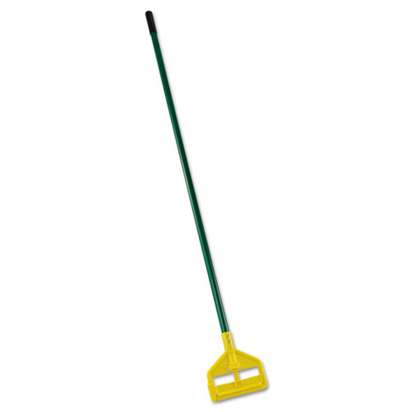 Invader Side-gate Wet-mop Handle, 60", Green, Fiberglass