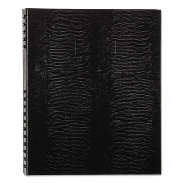 Notepro Notebook, 1 Subject, Medium/college Rule, Black Cover, 11 X 8.5, 150 Sheets