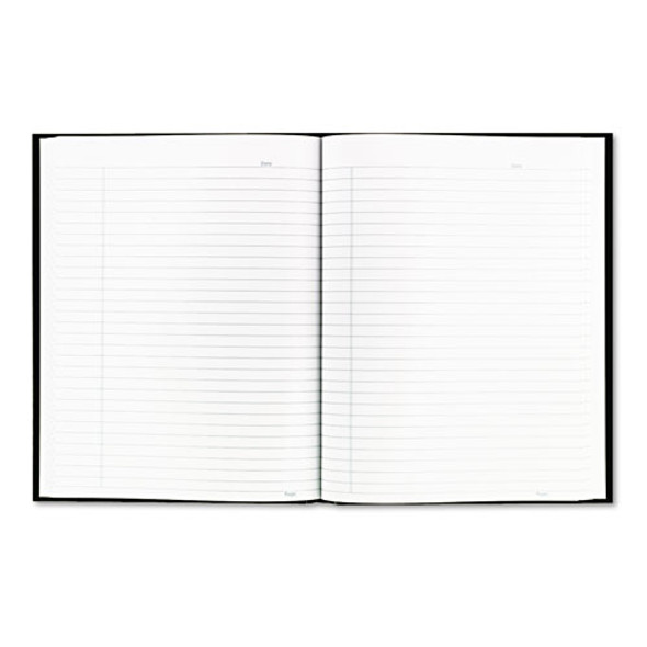 Business Notebook, Medium/college Rule, Black Cover, 9.25 X 7.25, 192 Sheets