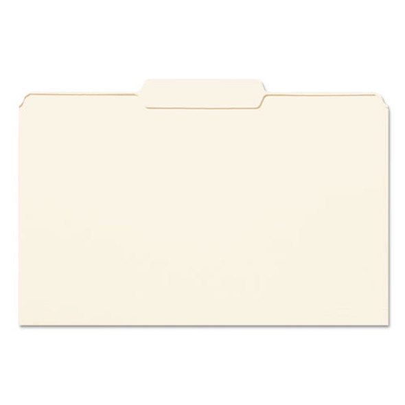 Manila File Folders, 1/3-cut Tabs, Center Position, Legal Size, 100/box