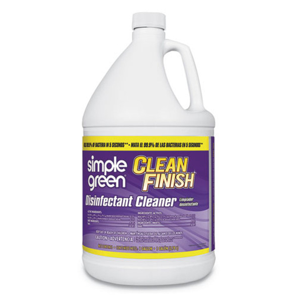 Clean Finish Disinfectant Cleaner, 1 Gal Bottle, Herbal, 4/ct