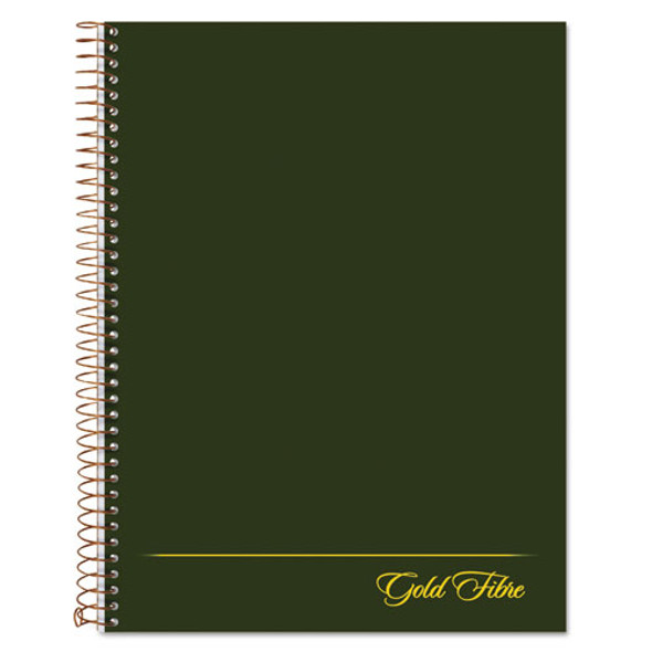 Gold Fibre Wirebound Writing Pad W/ Cover, 1 Subject, Project Notes, Green Cover, 9.5 X 7.25, 84 Sheets