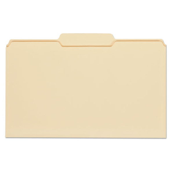 Top Tab Manila File Folders, 1/3-cut Tabs, Center Position, Legal Size, 11 Pt. Manila, 100/box