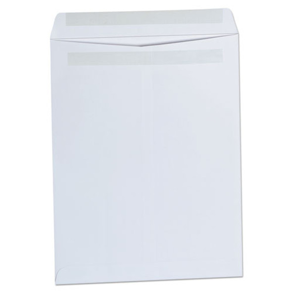 Self-stick Open-end Catalog Envelope, #13 1/2, Square Flap, Self-adhesive Closure, 10 X 13, White, 100/box