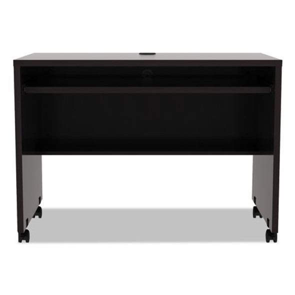 Alera Valencia Series Mobile Workstation Desk, 41.38w X 23.63d X 30h, Espresso