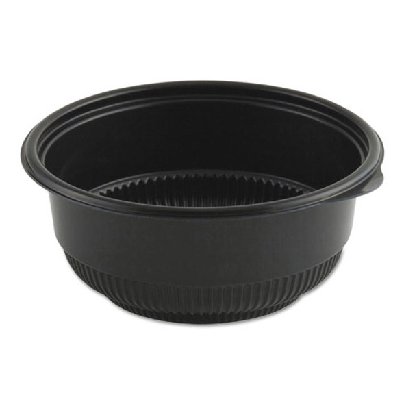 Microraves Incredi-bowl Base, 16 Oz, 5.75" Dia X 2.43"h, Black, 250/carton