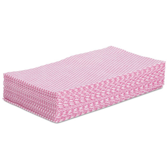 Foodservice Wipers, Pink/white, 12 X 21, 200/carton