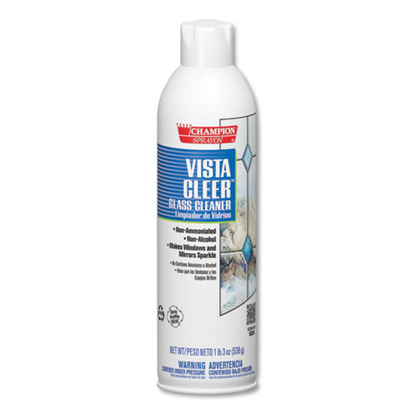 Vista Cleer Ammonia-free, Clean Scent, 20 Oz Aerosol, 12/carton