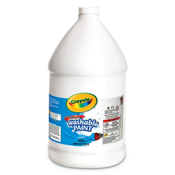 Washable Paint, White, 1 Gal