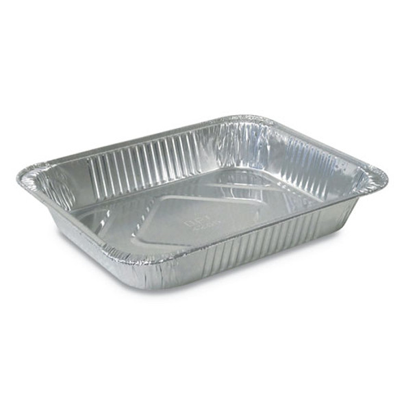 Aluminum Steam Table Pans, Half Size, Medium, 100/carton