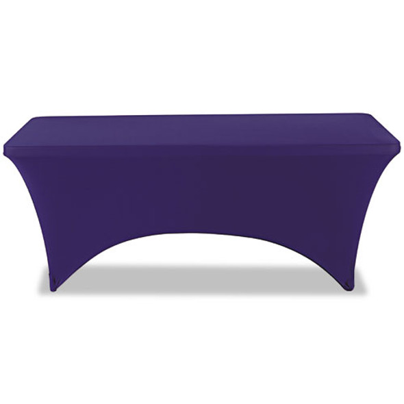 Stretch-fabric Table Cover, Polyester/spandex, 30" X 72", Blue
