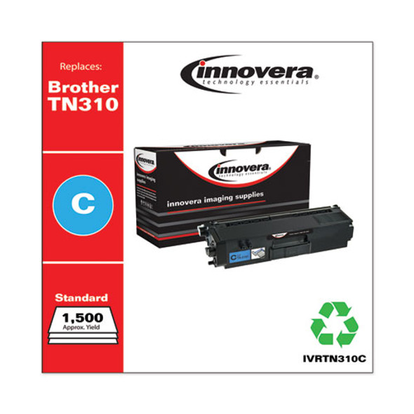 Remanufactured Cyan Toner Cartridge, Replacement For Brother Tn310c, 1,500 Page-yield