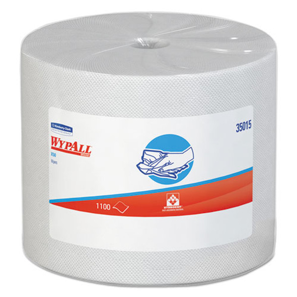 X50 Cloths, Jumbo Roll, 9 4/5 X 13 2/5, White, 1100/roll