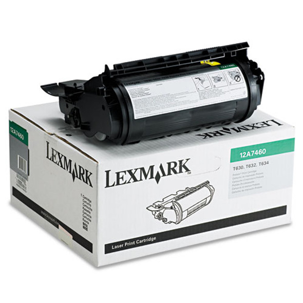 12a7460 Return Program Toner, 5000 Page-yield, Black