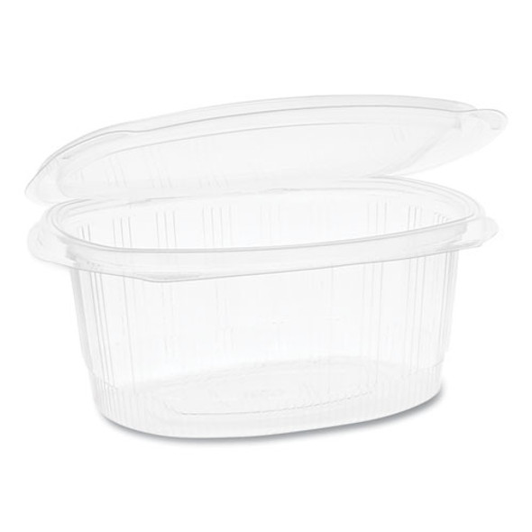 Earthchoice Pet Hinged Lid Deli Container, 7.31 X 5.88 X 3.25, 32 Oz, 1-compartment, Clear, 280/carton