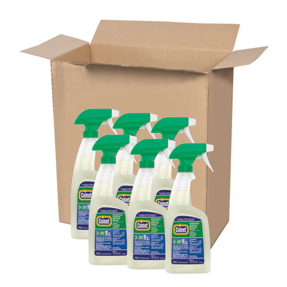 Disinfecting-sanitizing Bathroom Cleaner, 32 Oz Trigger Bottle, 6/carton