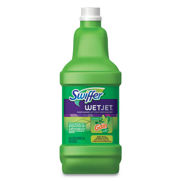 Wetjet System Cleaning-solution Refill, Original Scent, 1.25 L Bottle, 4/carton