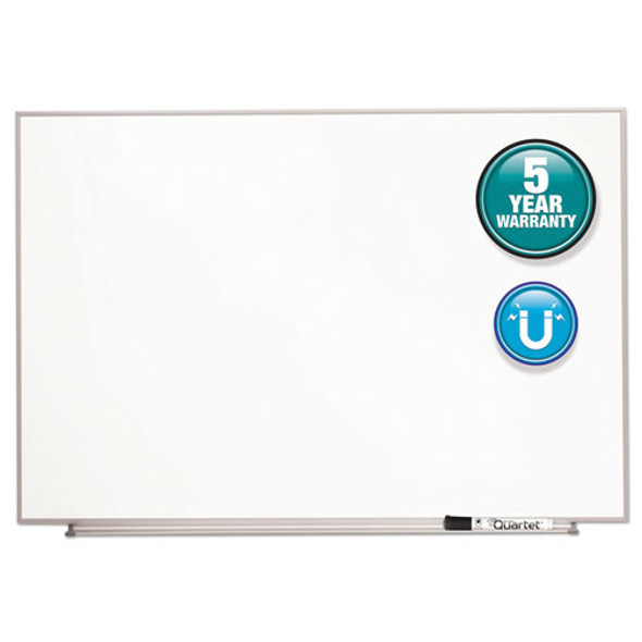 Matrix Magnetic Boards, Painted Steel, 48 X 31, White, Aluminum Frame