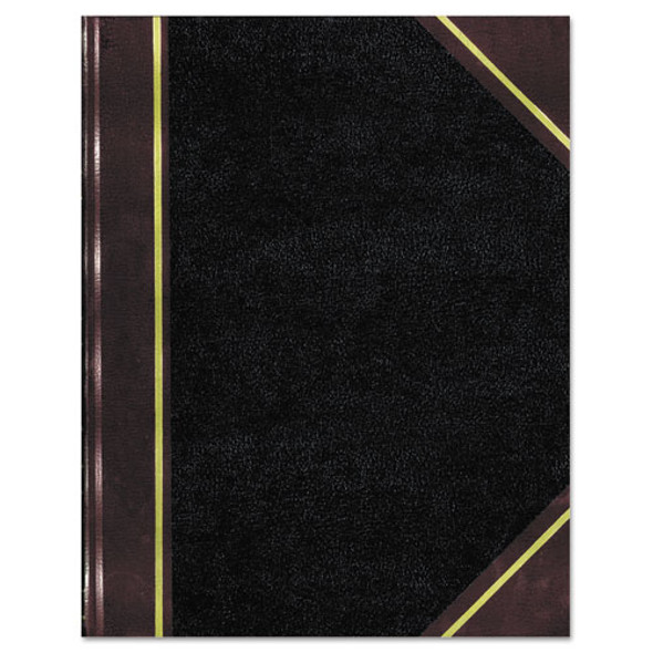 Texthide Notebook, Black/burgundy, 500 Pages, 14 1/4 X 8 3/4