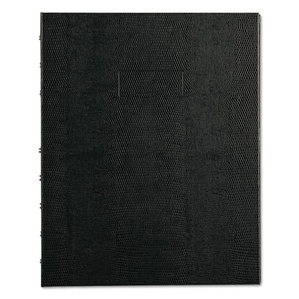 Notepro Notebook, 1 Subject, Narrow Rule, Black Cover, 9.25 X 7.25, 75 Sheets