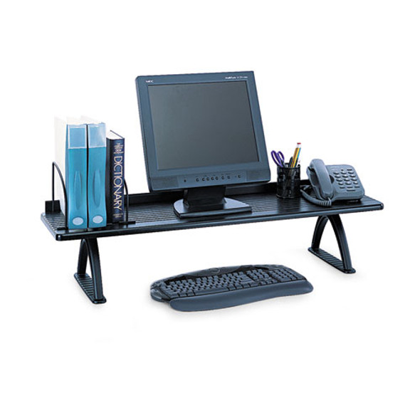 Value Mate Desk Riser, 100-pound Capacity, 42 X 12 X 8, Black