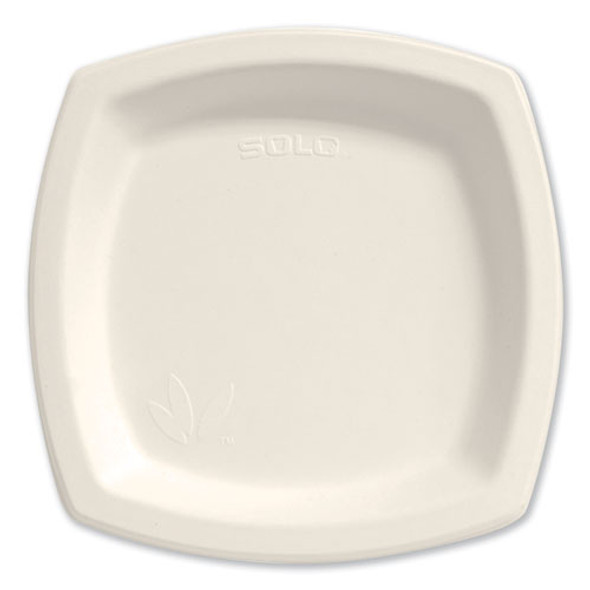 Bare Eco-forward Sugarcane Dinnerware, 8 3/10" Plate, Ivory, 125/pk