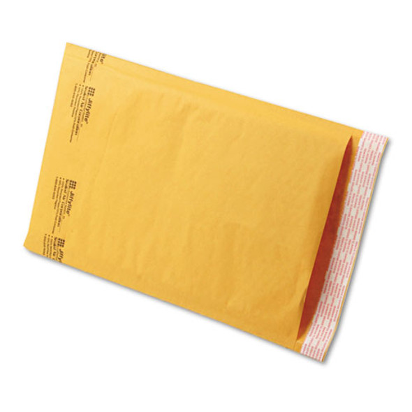 Jiffylite Self-seal Bubble Mailer, #3, Barrier Bubble Lining, Self-adhesive Closure, 8.5 X 14.5, Golden Kraft, 100/carton