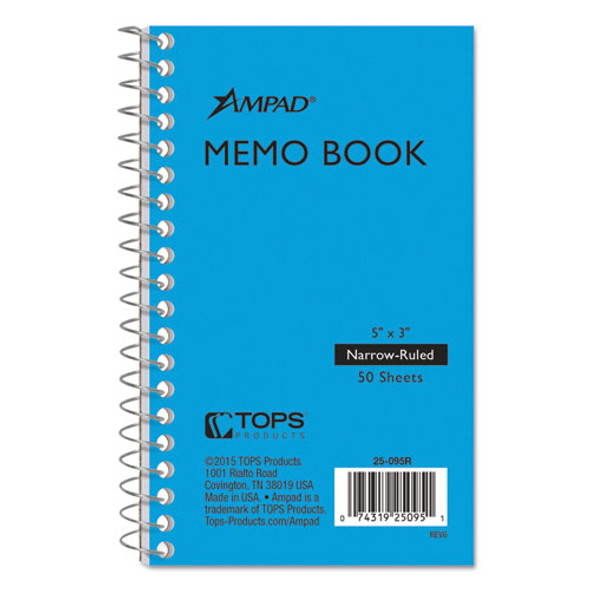 Memo Books, Narrow Rule, 5 X 3, White, 50 Sheets