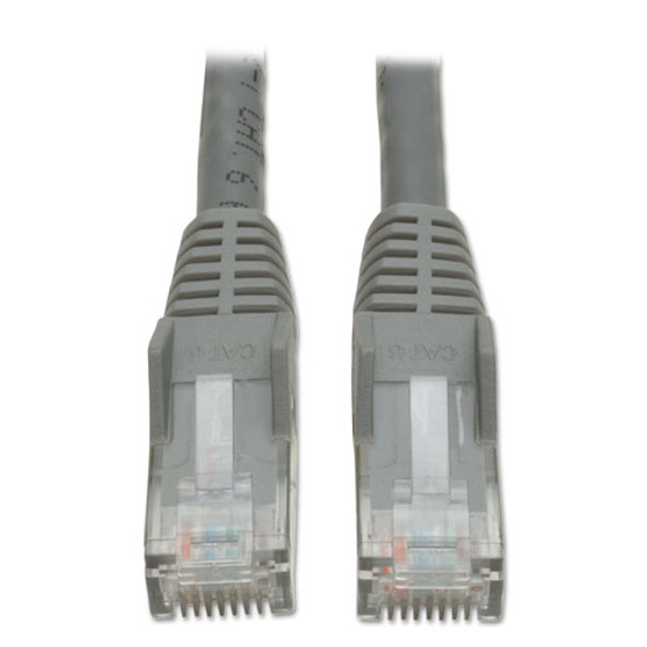 Cat6 Gigabit Snagless Molded Patch Cable, Rj45 (m/m), 10 Ft., Gray