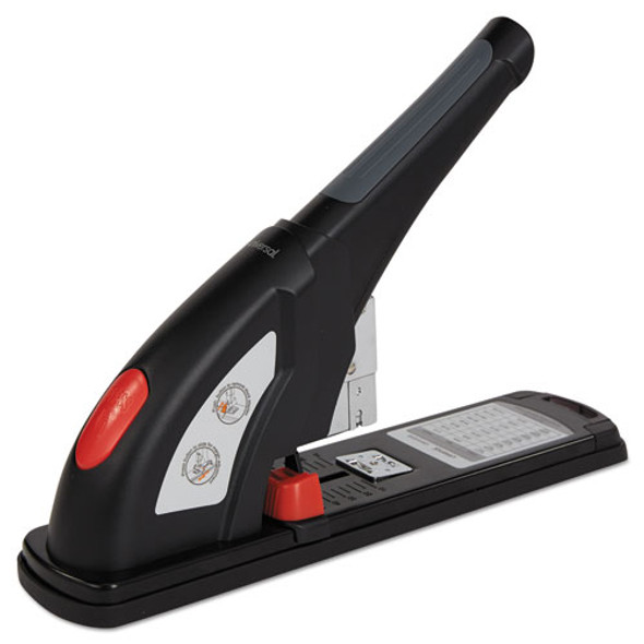 Heavy-duty Stapler, 200-sheet Capacity, Black/graphite/red