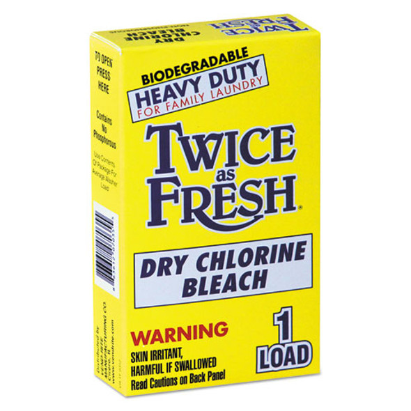 Heavy Duty Coin-vend Powdered Chlorine Bleach, 1 Load, 100/carton