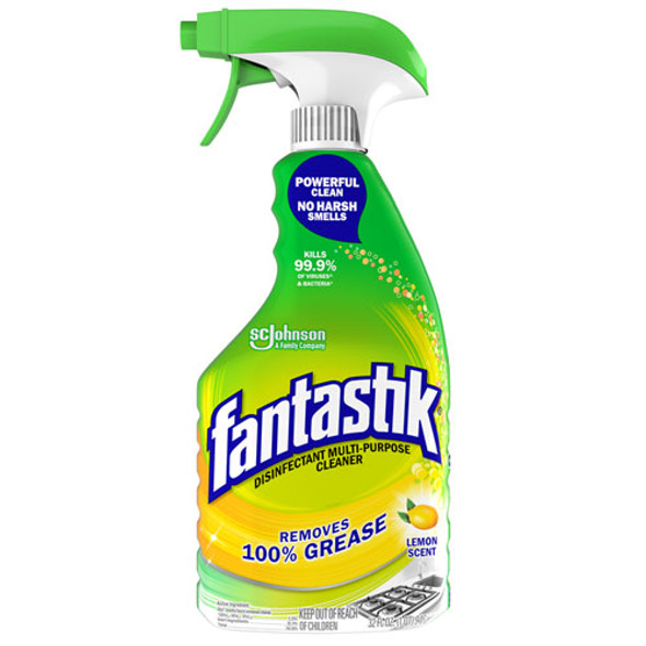 Disinfectant Multi-purpose Cleaner Lemon Scent, 32 Oz Spray Bottle, 8/carton