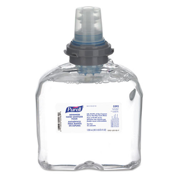Advanced Tfx Foam Instant Hand Sanitizer Refill, 1200 Ml, White