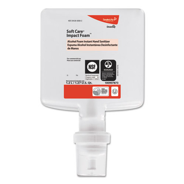 Soft Care Impact, Foam Hand Sanitizer, 1200 Ml, Cartridge, Alcohol, 6/ct