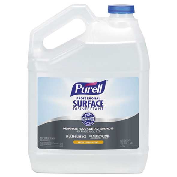 Professional Surface Disinfectant, Fresh Citrus, 1 Gal Bottle, 4/carton