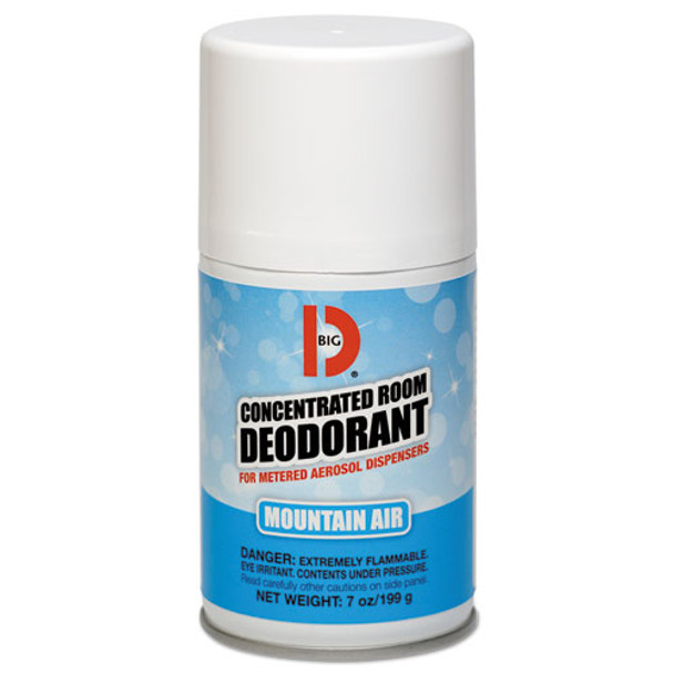 Metered Concentrated Room Deodorant, Mountain Air Scent, 7 Oz Aerosol, 12/carton