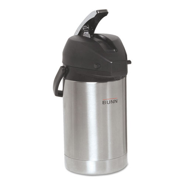 2.5 Liter Lever Action Airpot, Stainless Steel