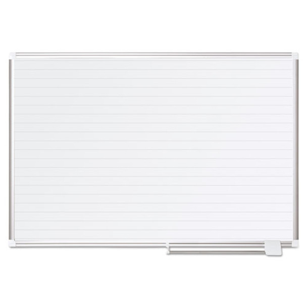 Ruled Planning Board, 48 X 36, White/silver