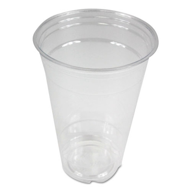 Clear Plastic Cold Cups, 20 Oz, Pet, 20 Cups/sleeve, 50 Sleeves/carton