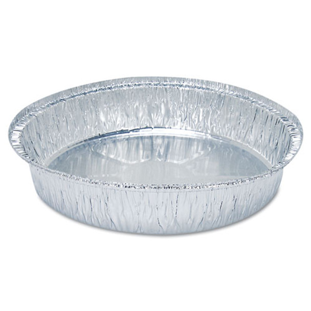 Round Aluminum To-go Containers, 9" Dia., 500/carton