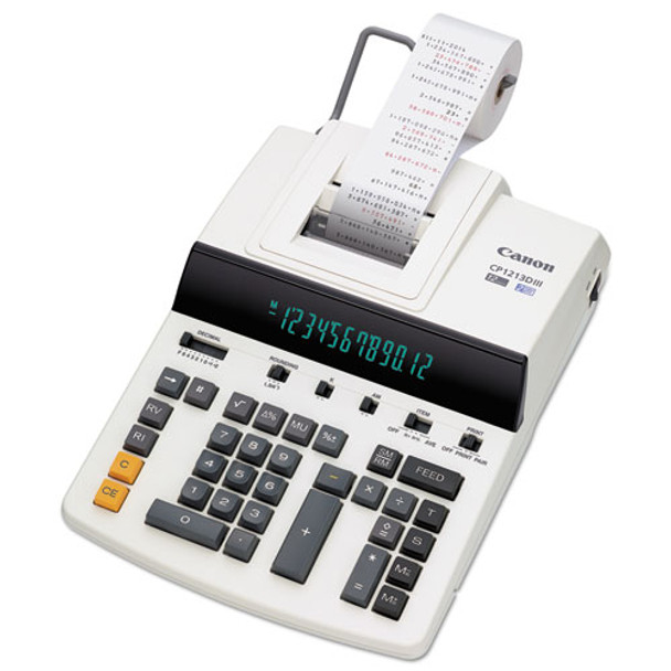 Cp1213diii 12-digit Heavy-duty Commercial Desktop Printing Calculator, 4.8 L/sec