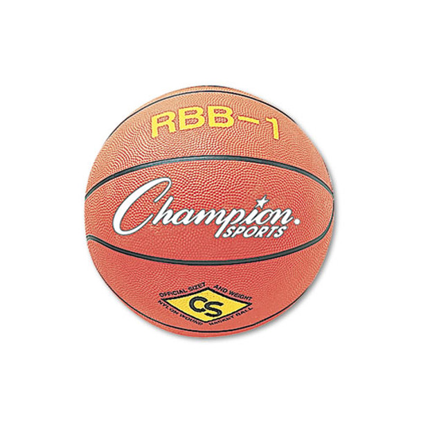 Rubber Sports Ball, For Basketball, No. 7, Official Size, Orange