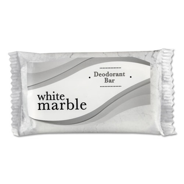 Individually Wrapped Deodorant Bar Soap, White, # 3/4 Bar, 1000/carton