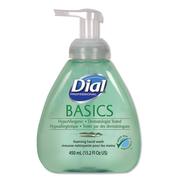 Basics Foaming Hand Soap, Honeysuckle, 15.2 Oz Pump Bottle