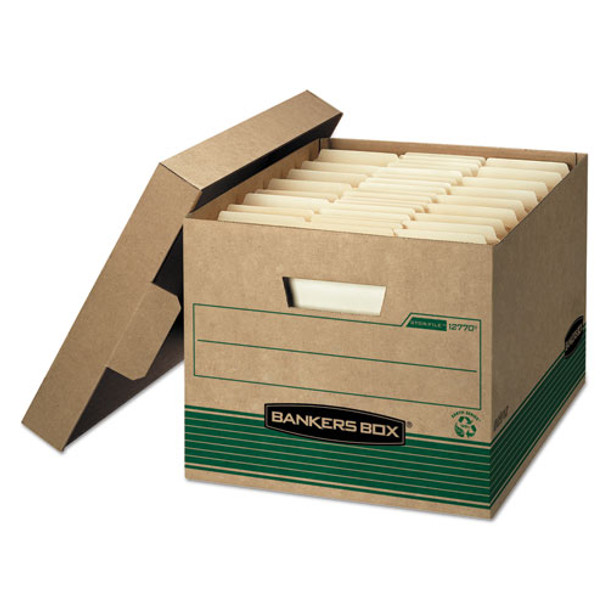 Stor/file Medium-duty Storage Boxes, Letter/legal Files, 12" X 16.25" X 10.5", Kraft, 20/carton