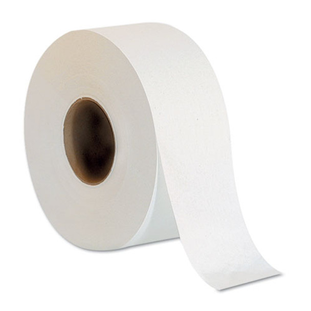 Jumbo Jr. Bathroom Tissue Roll, Septic Safe, 2-ply, White, 1000 Ft, 8 Rolls/carton