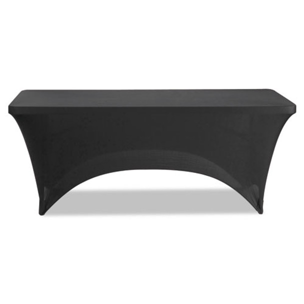 Stretch-fabric Table Cover, Polyester/spandex, 30" X 72", Black